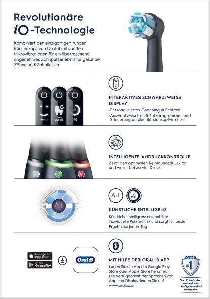 Oral-B Zahnbürste iO Series 6 sw Lava Oral-B Zahnbürste iO Series 6 sw Lava