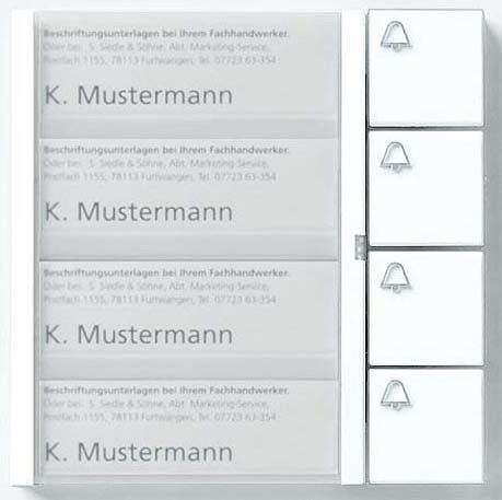 Tasten-Modul TM 612-4 BG Tasten-Modul TM 612-4 BG