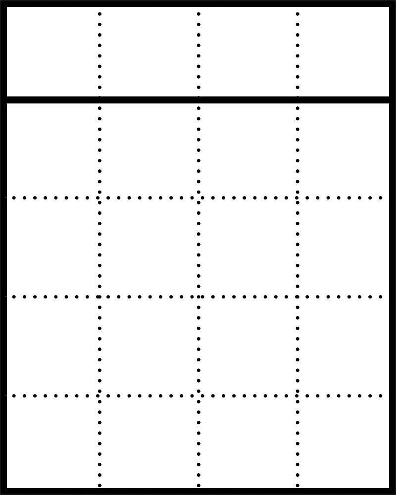 Briefkasten-Gehäuse AP BGA 611-4/5-0 W