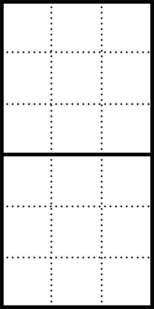 Kombirahmen KR 611-6/3-0 W