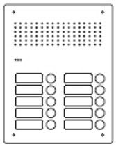 Türstation Pur Edelstahl RGE1812225