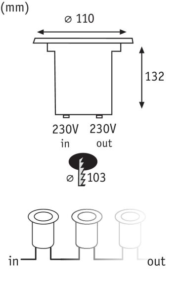 LED-Bodeneinbauleuchte 937.88 LED-Bodeneinbauleuchte 937.88