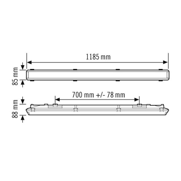 LED-Feuchtraumleuchte OLIVIA-2 #EO10310379 LED-Feuchtraumleuchte OLIVIA-2 #EO10310379