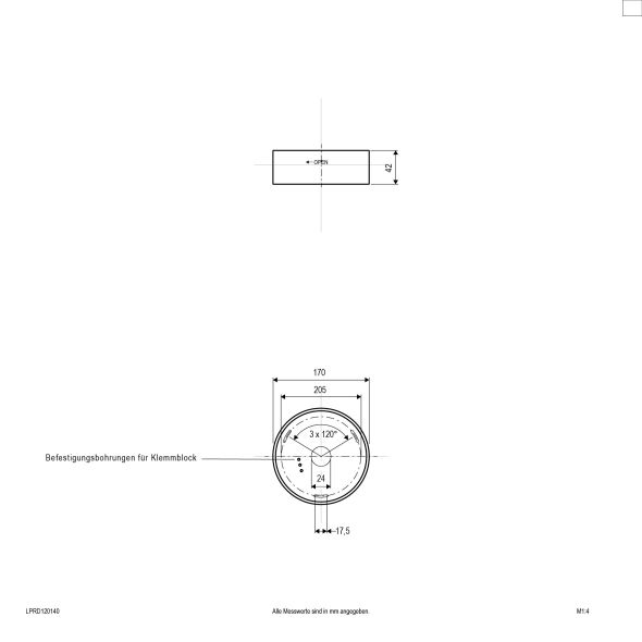 LED-Anbaupanel LPRD120140 LED-Anbaupanel LPRD120140