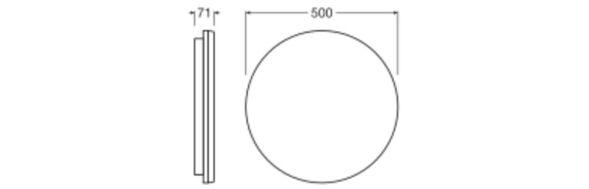 LED-Wand-u.Deckenleuchte SFFLATRD500P27WCPS LED-Wand-u.Deckenleuchte SFFLATRD500P27WCPS