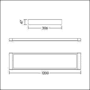 LED-Anbauleuchte ROXY 1200 #96634874 LED-Anbauleuchte ROXY 1200 #96634874