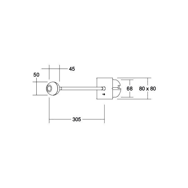 LED-Einbau-Leseleuchte 10181073