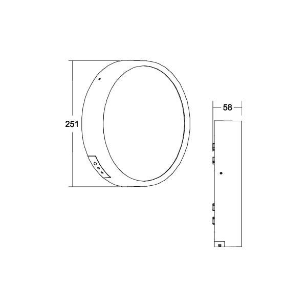 LED-Wandanbauleuchte 230V 10136183