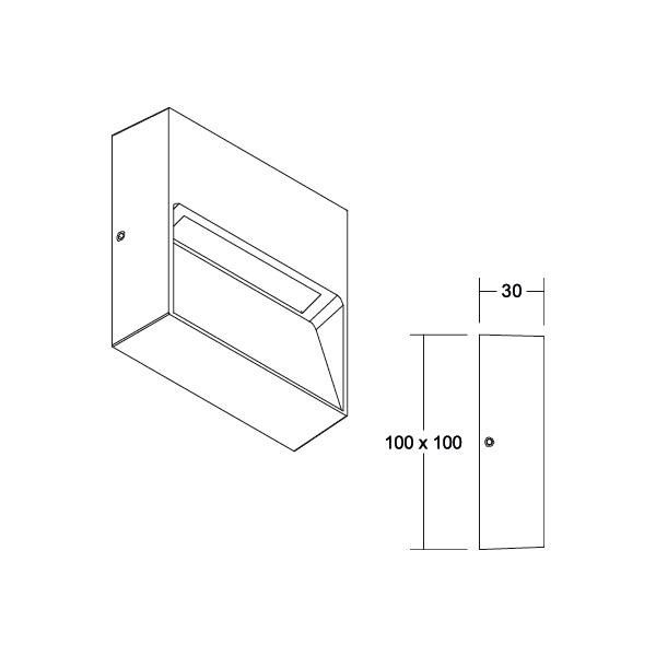 LED-Wandanbauleuchte 230V 10171183