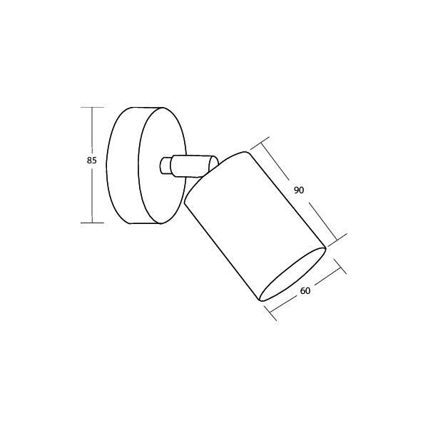 LED-Wandleuchte GU10 65351100