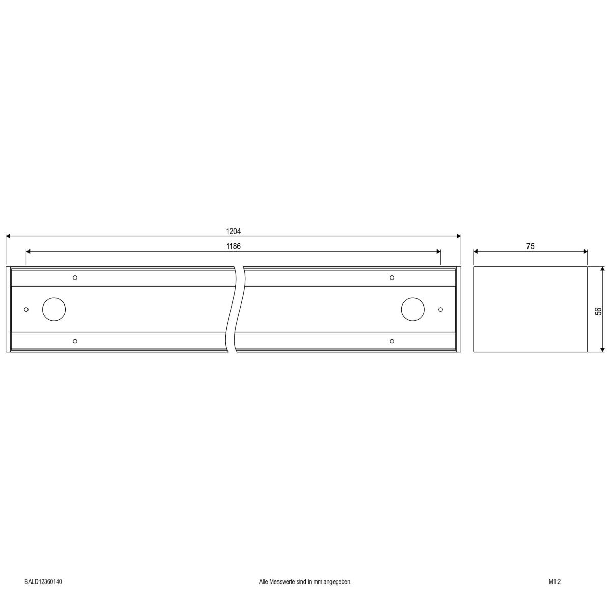 LED-Anbauleuchte BALD12360140