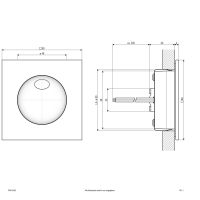 P-LED Wandeinbauleuchte P5415402