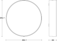 LED-Sensor-Leuchte RSPROA20 SC ww anthr