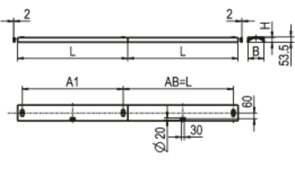 LED-Anbauleuchte ARKA-A1135#0627927AG