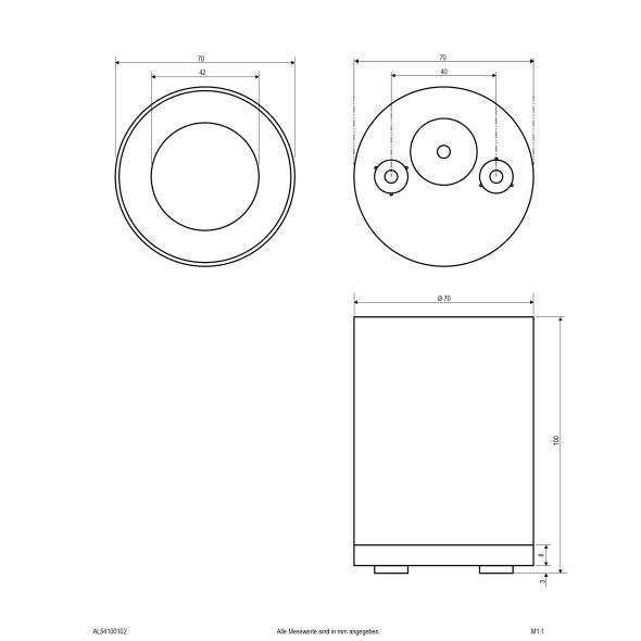 LED-Anbauleuchte AL54100102 LED-Anbauleuchte AL54100102
