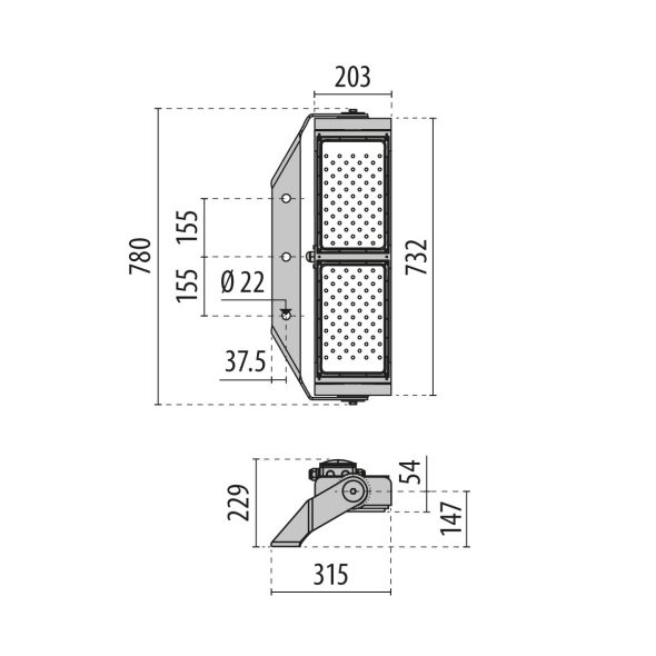 LED-Flutlichtleuchte 3116870