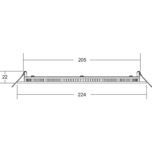 LED-Einbaupanel 350 mA 12453183