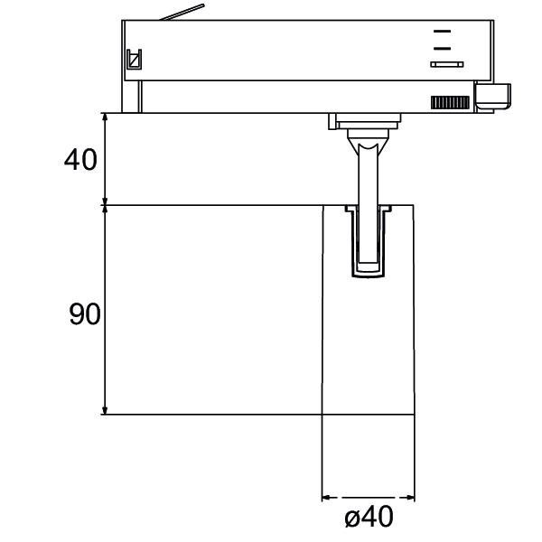 LED-Schienenstrahler 230V 88693175