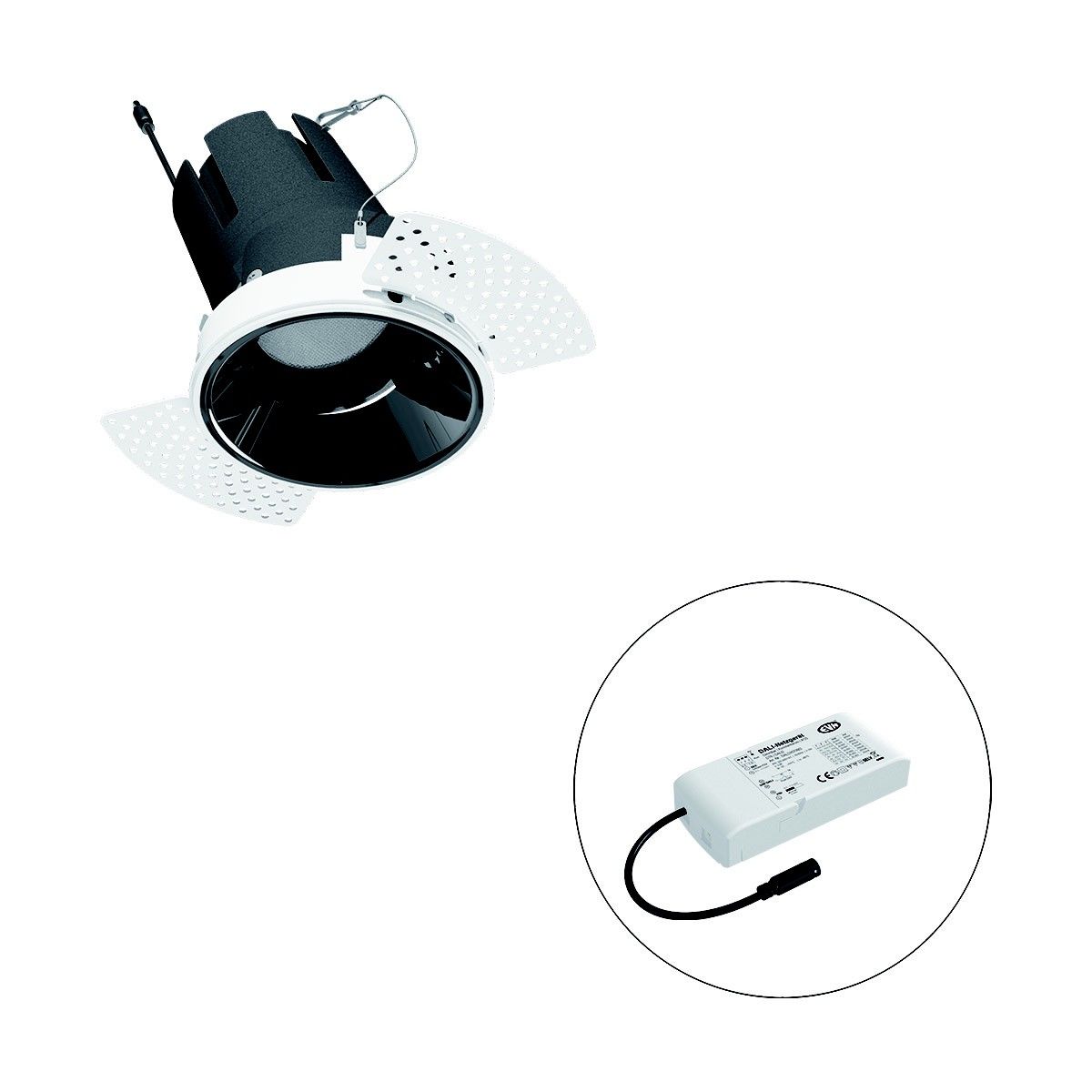 LED-Einbauleuchte modular F02R09AM2540L55D