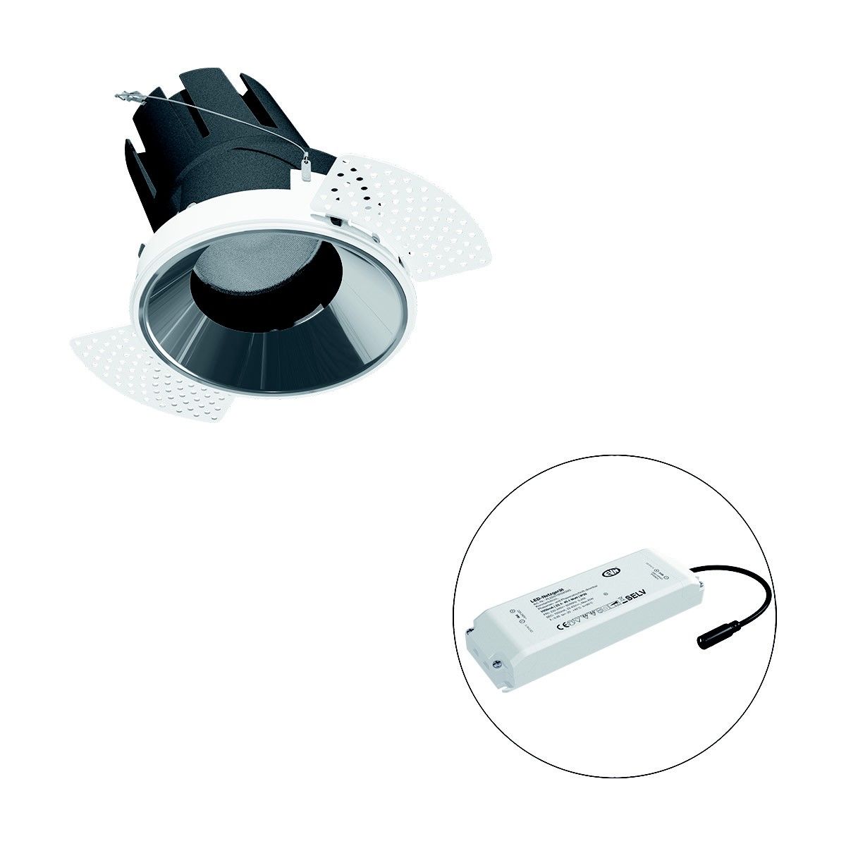 LED-Einbauleuchte modular F02R11AM3840L15P
