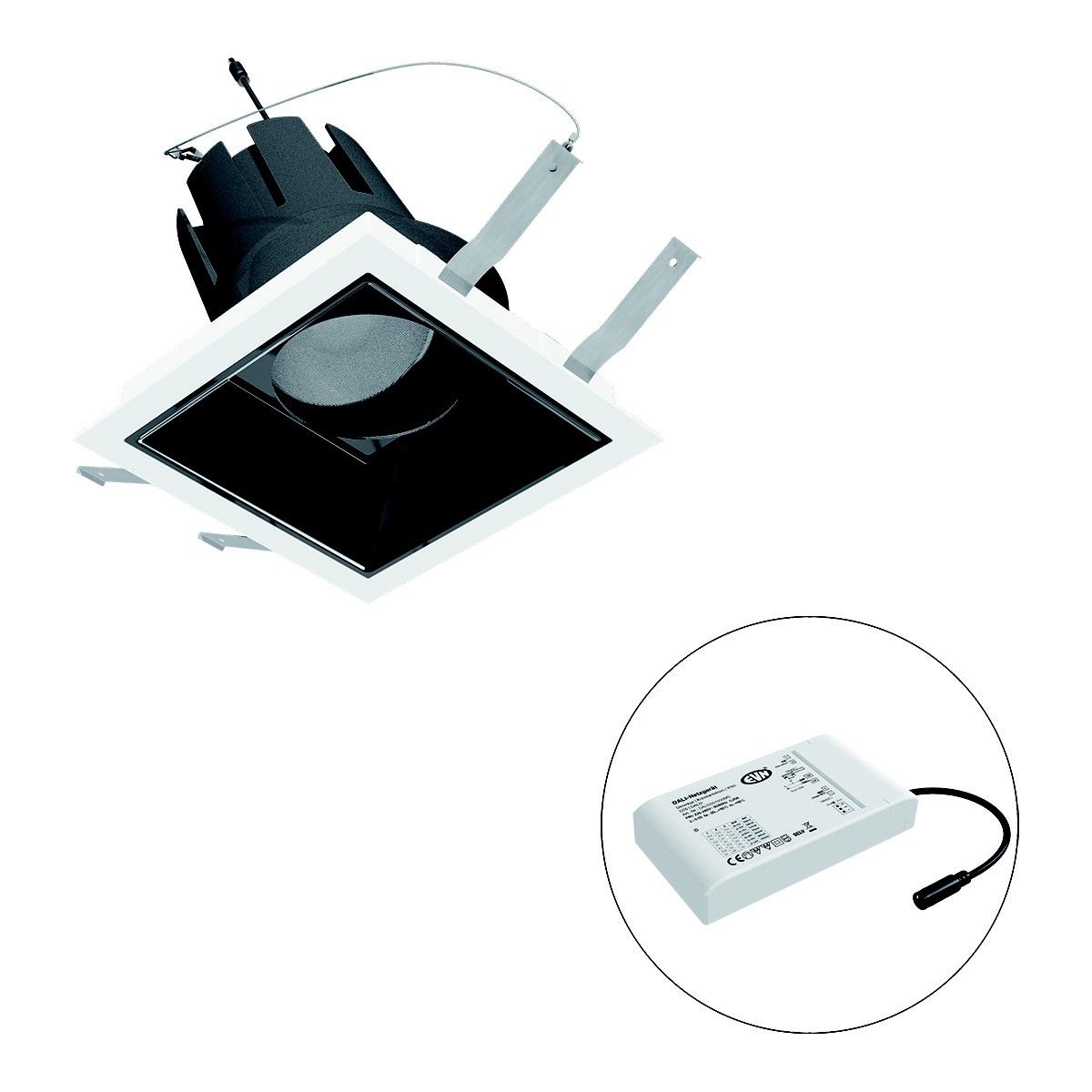 LED-Einbauleuchte modular F03R09SM3840L24D