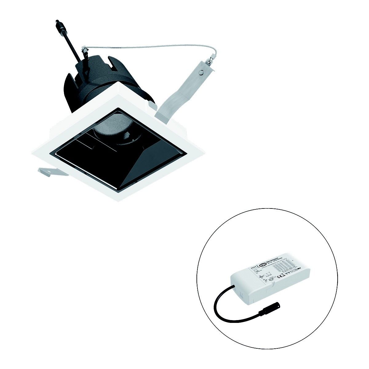 LED-Einbauleuchte modular F04R09SM0640L15D