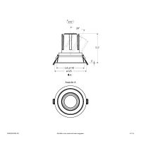 LED-Einbauleuchte modular F04R09SM1830L15D