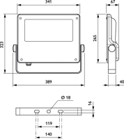LED-Scheinwerfer BVP125 LED80-4S/730S