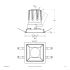 LED-Einbauleuchte modular F03R09SM3840L24D