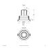 LED-Einbauleuchte modular F05R11SM1327L38P