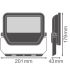 LED-Fluter FL50P41W6KLM830..WT