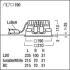 LED-Deckeneinbauleuchte P-INF Q190 #62910671