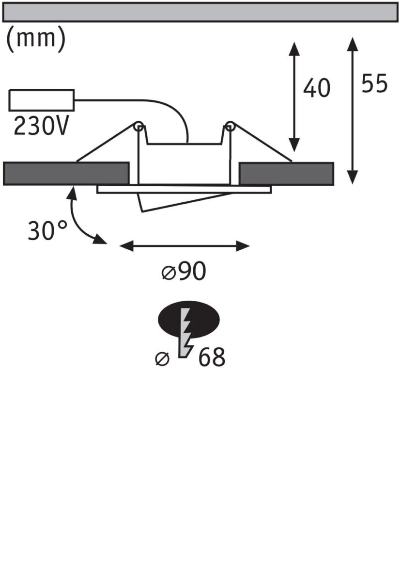LED-Einbauleuchte 999.25
