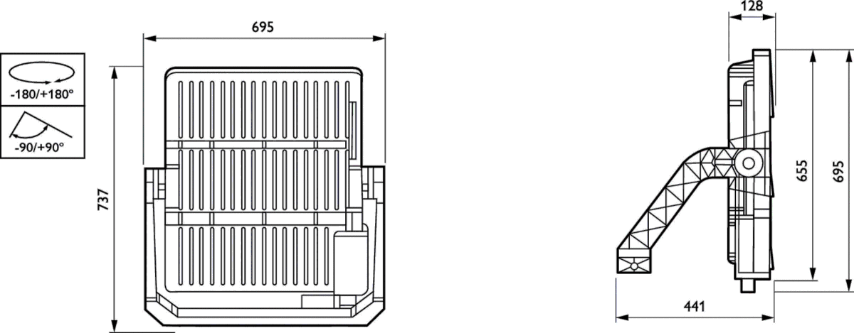 LED-Scheinwerfer BVP5282470 #55332300