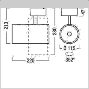 LED-Anbaustrahler V2-SFL3500 #60819148