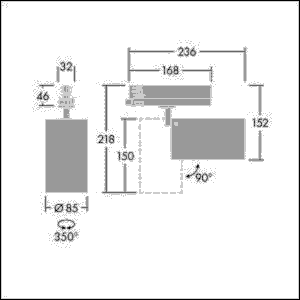LED-Strahler TONICM36009403GUSPBK