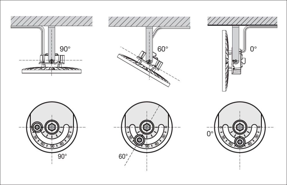 LED-Hallenstrahler HBP150W840110DIP66PS