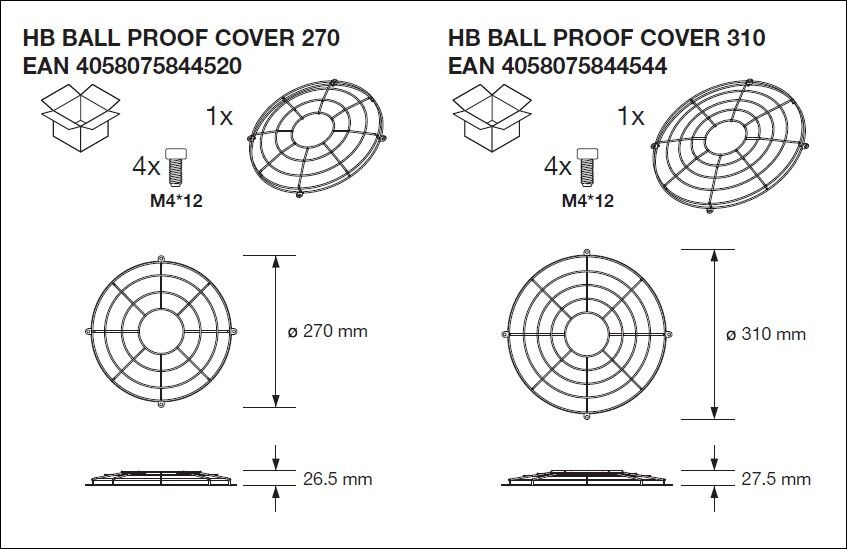 LED-Hallenstrahler HBP150W840110DIP66PS