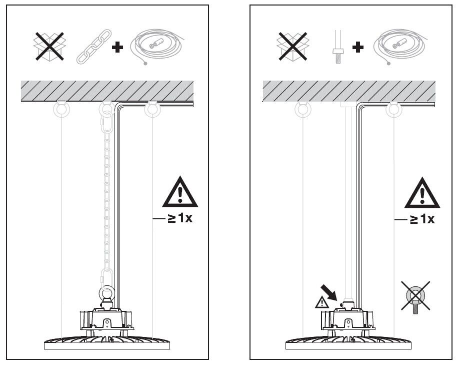 LED-Hallenstrahler HBP200W840110DIP66PS