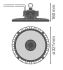LED-Hallenstrahler HBP150W840110DIP66PS
