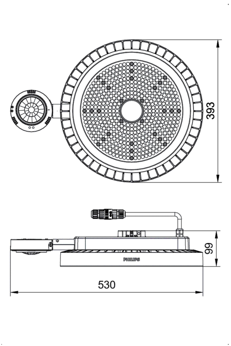 LED-Hallenleuchte BY122X G5 #95590500