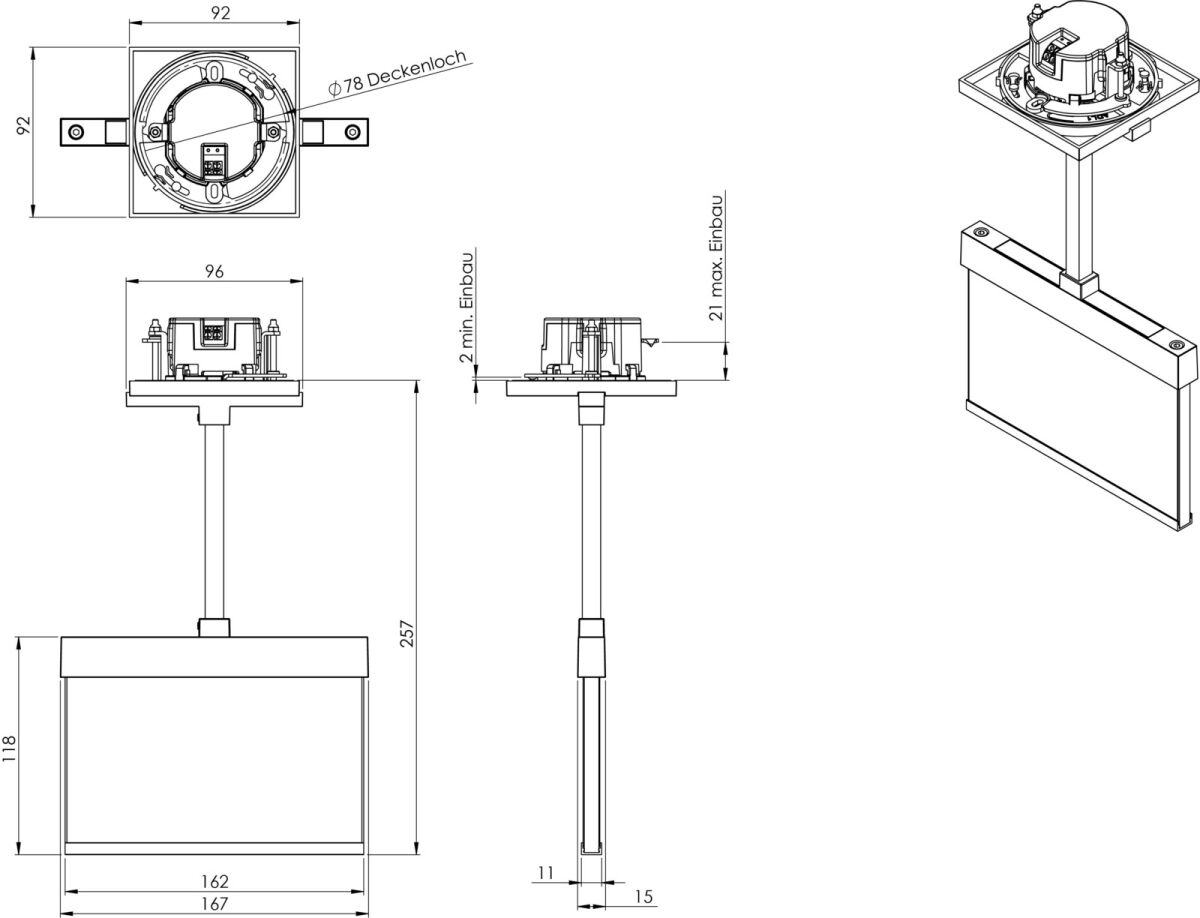 Sicherheitsleuchte AIEP408SC-AZ