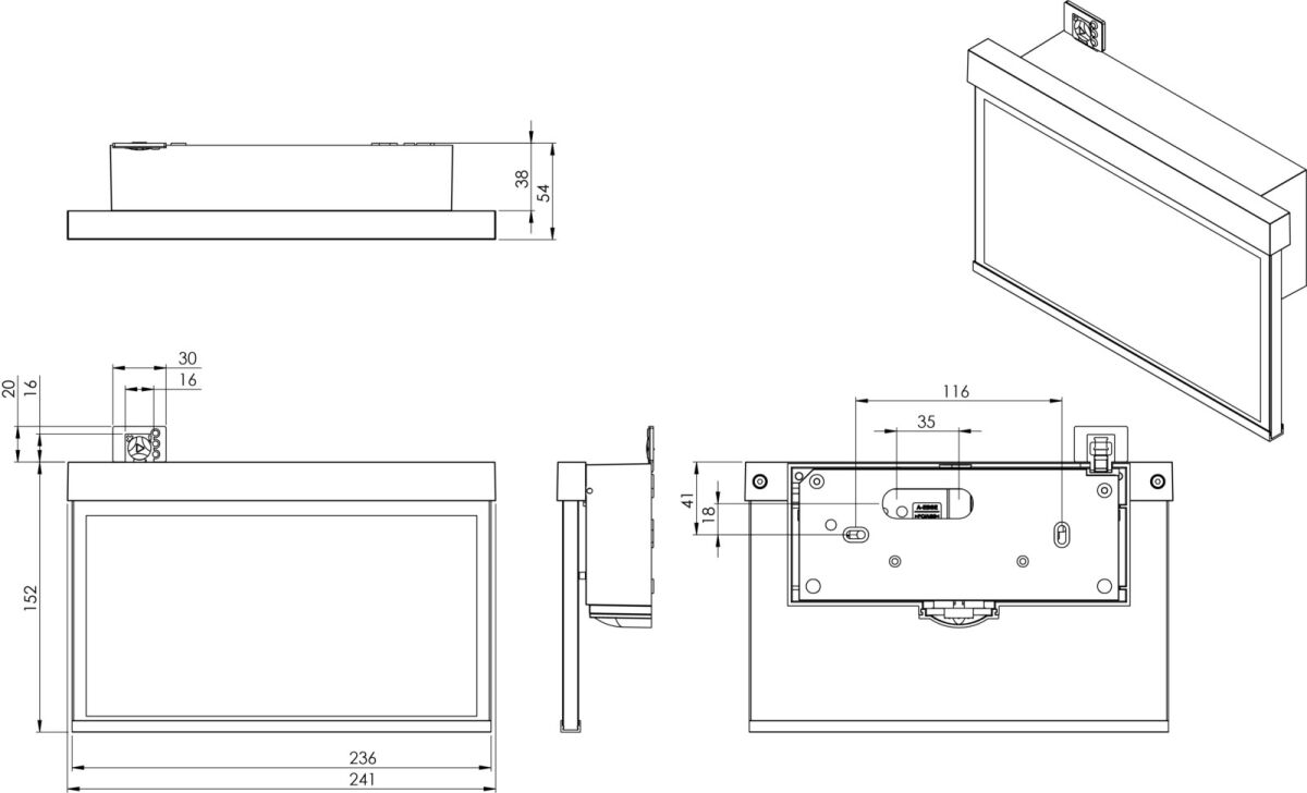 Sicherheitsleuchte AMW408SC-E