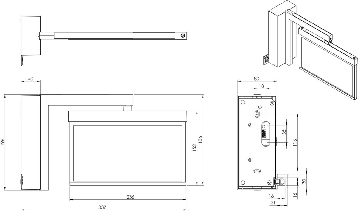 Sicherheitsleuchte AMWA408SC