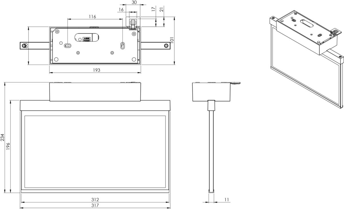 Sicherheitsleuchte AXD408SC-AZ