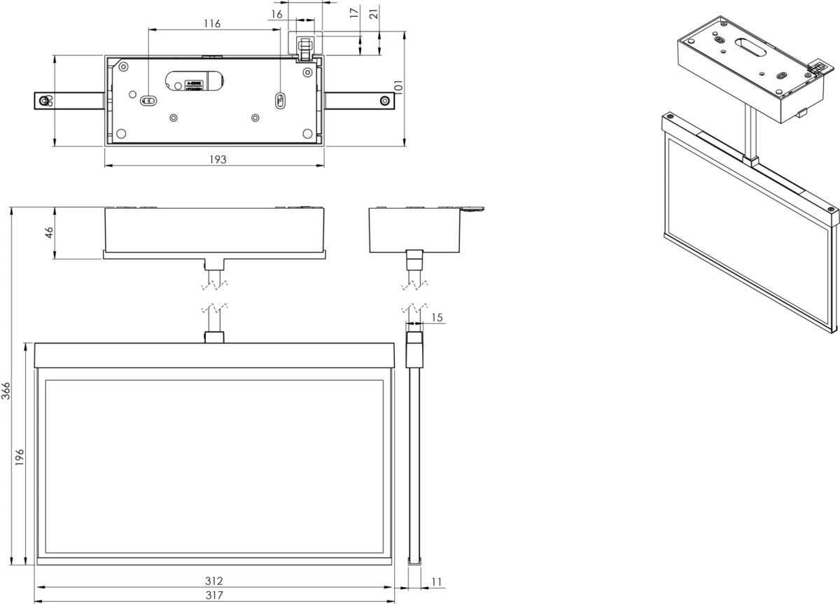 Sicherheitsleuchte AXDP408SC-E