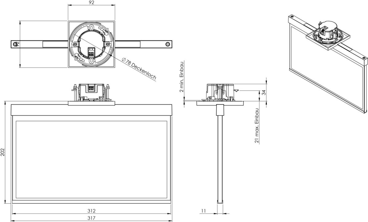 Sicherheitsleuchte AXE408SC