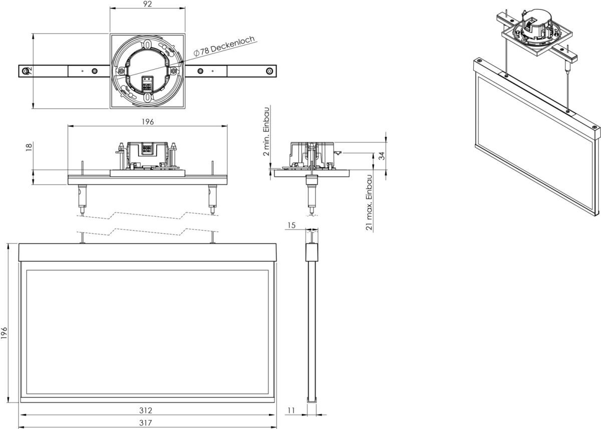 Sicherheitsleuchte AXEC408SC-E