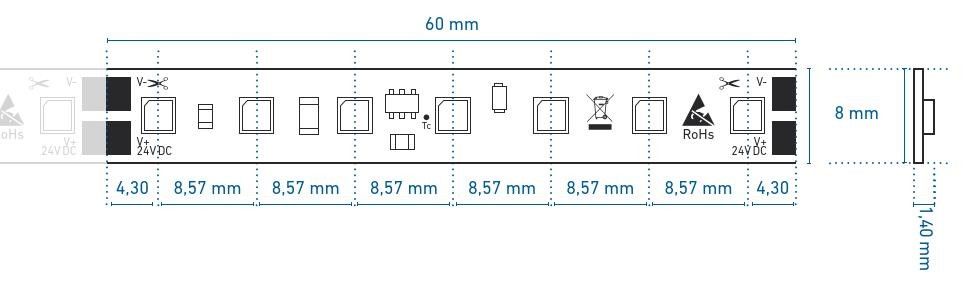 LED Streifen 3,96m 50415728