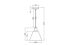 Pendelleuchte E27 D. Raffia Pend 1XE27